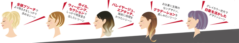 パイモアシロブリーチ バリエーション