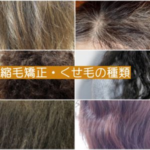 くせ毛の種類