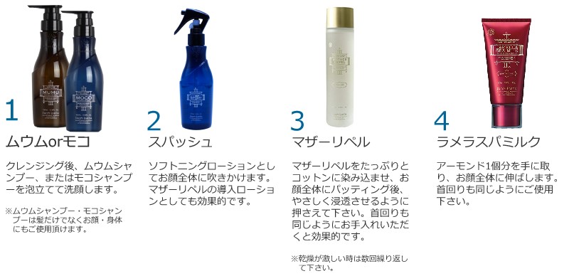 フロムアース 上質スキンケアお手入れ方法